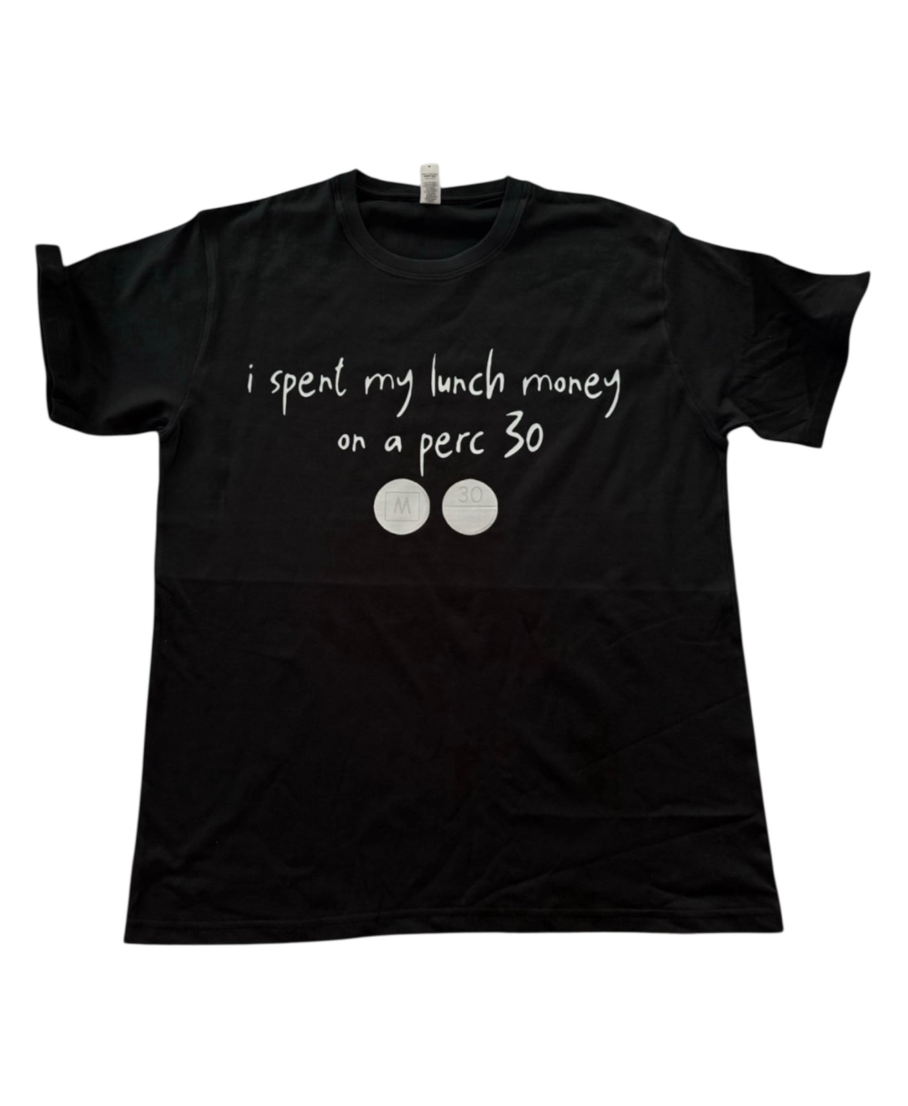 8. i spent my lunch money on a perc 30 t shirt black